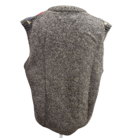 VTG Avon Scotland Argyle Wool Sweater Vest Preppy Heritage Size L - Picture 3 of 6